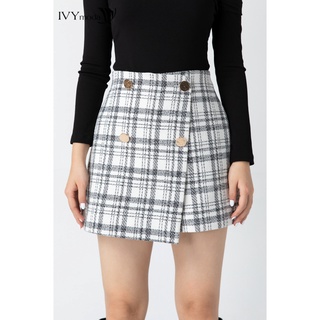 [NHẬP WABRTL5 GIẢM 10% TỐI ĐA 50K ĐH 250K ]Quần sooc tweed giả váy nữ IVY moda MS 20B9042