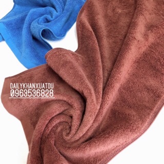 Khăn gội đầu cotton 35x70cm