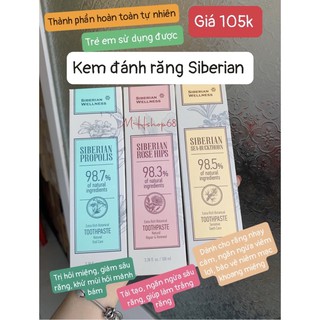 Kem Đánh Răng Thảo Dược Siberian Bảo Vệ Răng