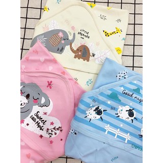 Chăn Ủ Mipbi Cotton 2 Lớp Siêu Xinh Cho Bé