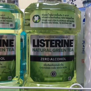 Nước súc miệng listerin trà xanh 750ml
