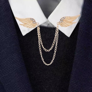 Ghim cài áo cổ áo sơ mi Nam hình đôi cánh, Lapel Pin cài vest nam thời trang GH-343