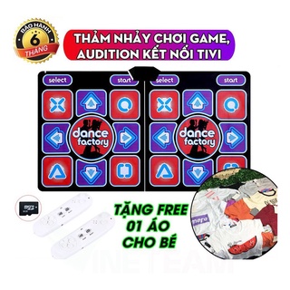 Thảm Nhảy Audition Kết Nối TiVi 32 bit - Tặng kèm 2 điều khiển ,thẻ  nhớ và 1 áo cho bé tặng cáp RCA-dc4037+DC4722