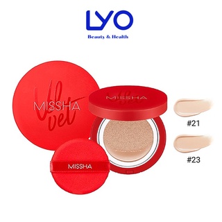 Phấn Nước Missha Velvet Finish Cushion SPF50+ PA+++ kiềm dầu Che Phủ Hoàn Hảo màu đỏ