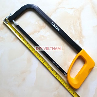Cưa sắt cầm tay cao cấp hãng Tolsen kích thước 300mm, được tặng kèm 1 lưỡi thay thế - Khung cưa sắt