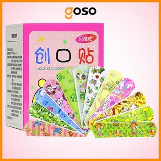 [GOSO] Hộp 100 Cái Băng Keo Urgo Cá Nhân Hoạt Hình Cute Dễ Thương