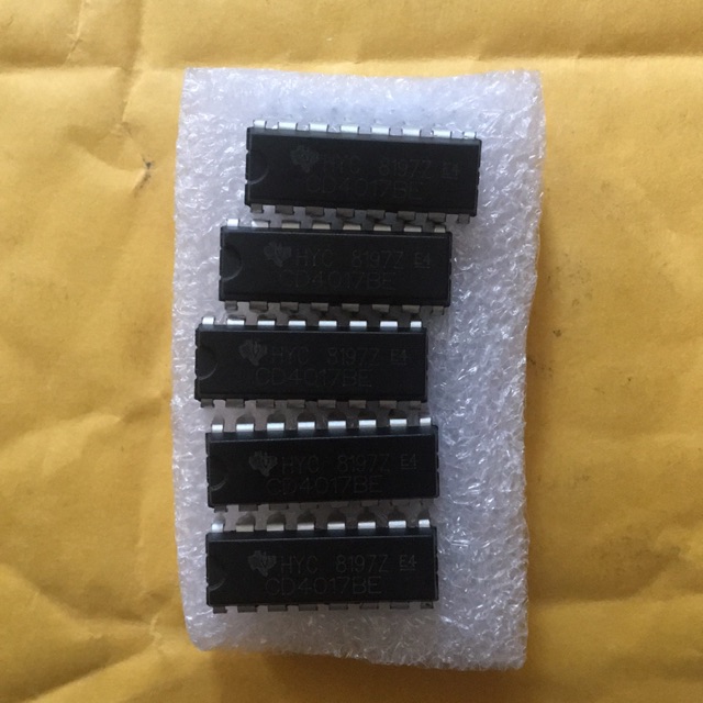 (2 con) Ic 4017CD đếm thập phân