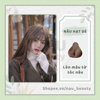( Không tẩy ) Thuốc nhuộm tóc màu NÂU HẠT DẺ