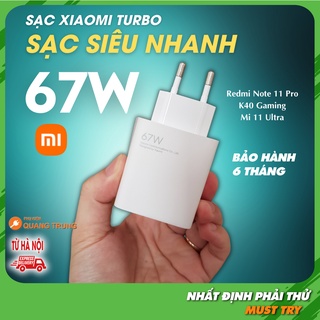 Sạc nhanh xiaomi 67W turbo charge, Mi 11 Pro , Mi 11 Ultra