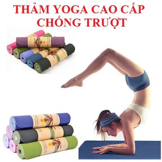 THẢM TẬP YOGA TPE 2 LỚP CAO CẤP ( KHO GIA DỤNG HƯNG YÊN )