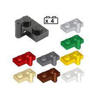 Gạch Lego tấm 1 x 2 có thanh đứng / Lego Part 4623b: Plate, Modified 1 x 2 with Bar Arm Up (Horizontal Arm 5mm)