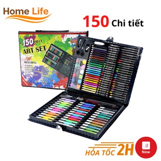 Hộp Bút Màu ❤️ 𝑭𝑹𝑬𝑬𝑺𝑯𝑰𝑷 ❤️ Bộ Màu Vẽ 150 Chi Tiết Cao Cấp, Hiện Đại Cho Bé Yêu