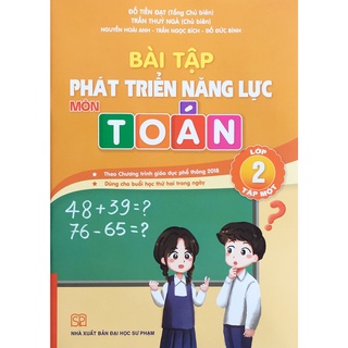 Sách - Bài tập phát triển năng lực môn Toán lớp 2 - Tập 1 (Bìa vàng)