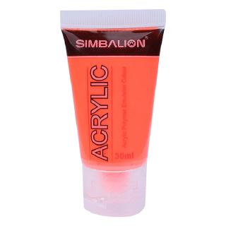 Màu Vẽ Simbalion Acrylic 30ml NAC30 - 203 - Đỏ Son Dạ Quang