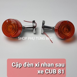 [ Xi nhan SAU] Cặp đèn xi nhan sau xe CUB 81 ( SL: 1 cặp )