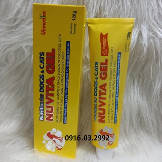 Gel dinh dưỡng chó mèo Nuvita 120gr