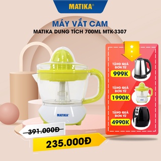 [Mã BMBAU50 giảm 10% đơn 99k] Máy Vắt Cam MATIKA Dung Tích 700ml MTK3307