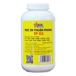 Mực in đổ Thuận Phong TP03 dùng cho máy in HP / Canon - Hàng Chính Hãng