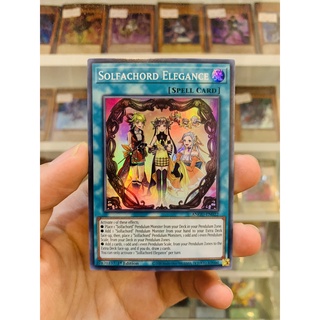 Thẻ Bài YugiOh! Mã ANGU-EN022 - Solfachord Elegance - Super Rare - 1st Edition