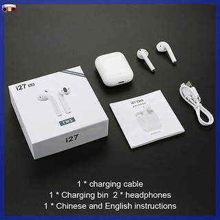 Tai Nghe Bluetooth i27 Pro TWS Sạc Không Dây Tương Thích IOS, Android