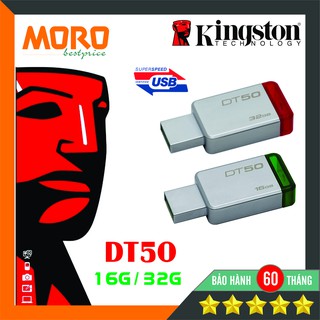 USB Kingston DataTraveler DT50 -- 16GB - 32GB - Vỏ nhôm nguyên khối - Bảo hành 5 năm