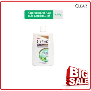 Dầu Gội CLEAR Mát Lạnh Bạc Hà Chai 1,4Kg
