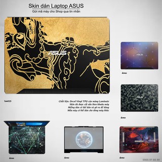 Skin dán Laptop Asus in hình Nghê Việt Nam - lsm035 (inbox mã máy cho Shop)