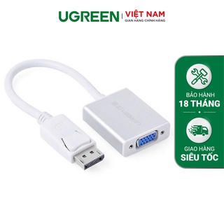 Cáp chuyển đổi Displayport male sang VGA female dài 15CM UGREEN DP106