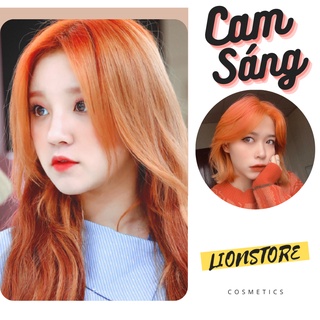 Thuốc nhuộm tóc màu cam đồng sáng LION kem nhuộm tóc nam nữ tại nhà