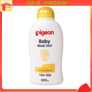 Tắm gội 2 trong 1 Pigeon 200 ml