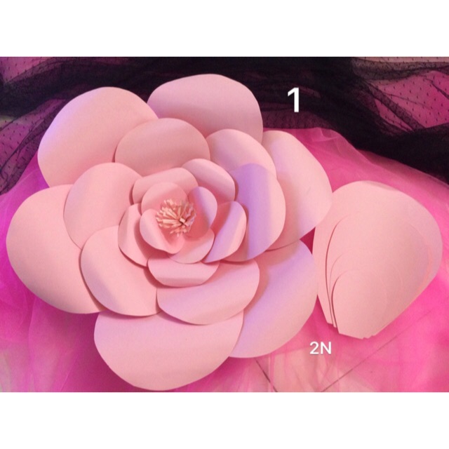 Set 1 hoa backdrop cắt sẵn