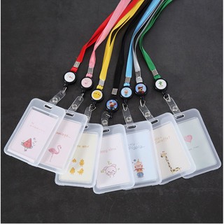 [Mã LIFEXANH03 giảm 10% đơn 500K] Thẻ bảng tên kèm dây đeo thẻ rút Hàn Quốc 11x7cm ( Thẻ đeo kéo dài)