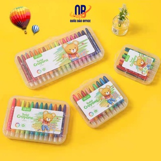 Hộp bút sáp vặn Mắt Việt cho bé - Hàng chất lượng 12 /18/ 24 màu - 1 hộp