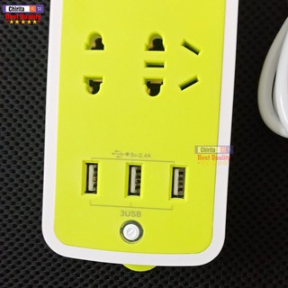 Ổ CẮM ĐIỆN ĐA NĂNG THÔNG MINH AN TOÀN CHỐNG GIẬT - Ổ CẮM ĐIỆN 6 PHÍCH CẮM 3 CỔNG USB SẠC NHANH TIỆN LỢI