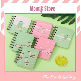 Sổ tay mini dễ thương hình quả bơ, quả đào