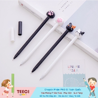 <Video Review>Bút Bi Nước Mực Đen Dáng Mèo Nhật Đáng Yêu T076
