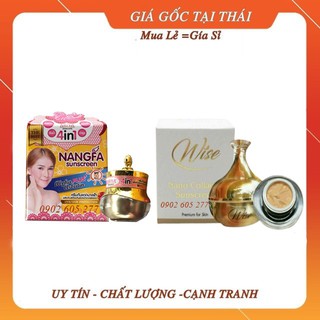 [Hàng chính hãng]Kem chống nắng Nangfa, Wise Nano Thái Lan