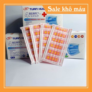 <HÀNG HOT> Khẩu trang y tế 4 lớp hình cờ VIỆT NAM , hộp 50c #QMC