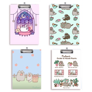 kẹp tài liệu bìa cứng pusheen KTLG25 dễ thương  cute size A4 hoạt hình