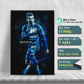 Tranh Ronaldo Trang Trí Phòng Đam Mê
