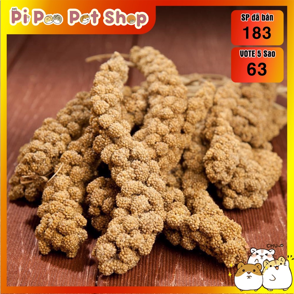 Hạt kê chùm gói 1kg cho hamster,chim,vẹt thú cưng