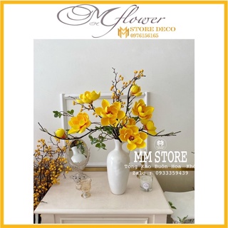 Lọ hoa cắm hoa cao cấp , lọ cắm hoa khoét miệng , bình cắm hoa trang trí