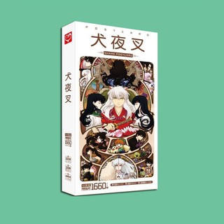 Postcard InuYasha Khuyển dạ xoa hộp ảnh bộ ảnh có ảnh dán + lomo + postcard bưu thiếp anime chibi quà tặng độc đáo