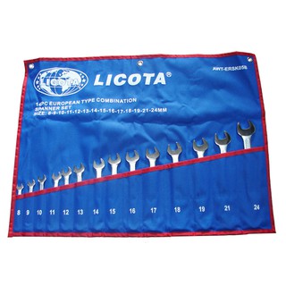 Bộ Vòng Miệng 14 Cây Hệ Mét 8-- 24mm (Nhỏ) LICOTA AWT-ERSK05B