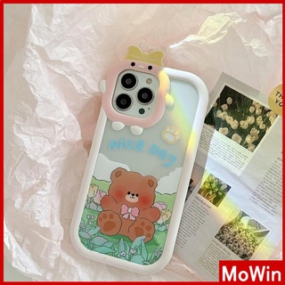 iPhone Case Silicone Soft Case Clear Case Airbag Shockproof Protection Camera Smooth Feel Cartoon Bear Cute Compatible For iPhone 11 Pro Max 13 Pro Max 12 Pro Max 7Plus xr XS Max