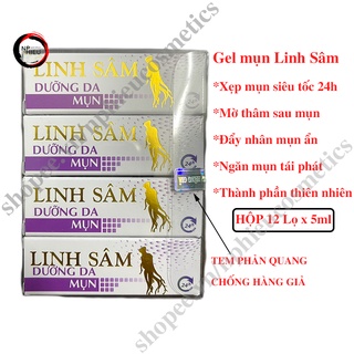 12 lọ Gel mụn siêu tốc Linh Sâm