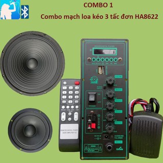 Mạch loa kéo HA8622 Loa kéo 3 tấc Bluetooth Karaoke