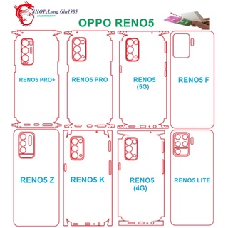 Oppo Reno 5,….miếng dán Ppf mặt sau bảo vệ máy cực tốt