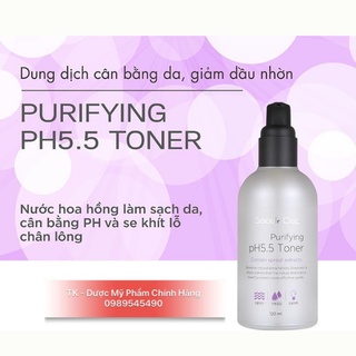 (CHÍNH HÃNG) GoodnDoc Purifying pH 5.5 Toner Nước Hoa Hồng Cân Bằng Da Sạch Sâu - 120ml