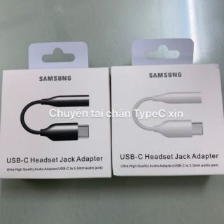 Jack chuyển đổi tai 3.5mm to Type C Dành Cho Samsung Note 8/9/10/10+ S 8/9/10+/ Note 10/ note 10+/ S20,S20+, S20ultra...
